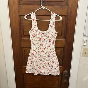 Dasha Mini Dress White Floral US sz 0 Women's NWT's $69
